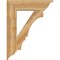 Ekena Millwork Balboa Traditional Rough Sawn Bracket, Western Red Cedar, 6"W x 28"D x 36"H BKT06X28X36BOA01RWR - alternate 2